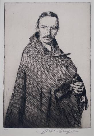 Portrait of a Man in a Cape