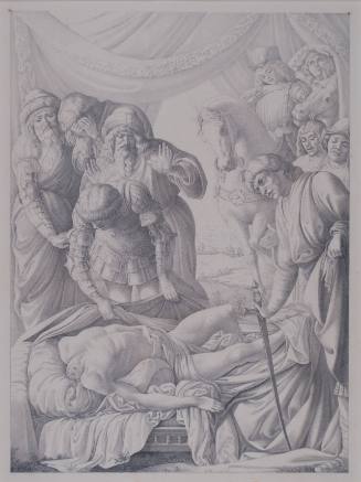 The Dicovery of the Body of Holofernes (La scoperta del cadavere d'Oloferne) (after Sandro Botticelli)