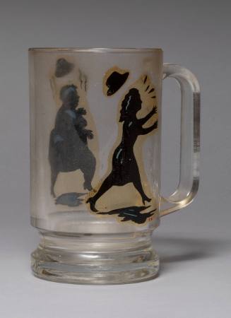 Untitled [commercial glass mug with Roger Brown False Image Decals]