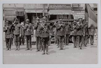 Parade with UNIA Legion, (Marcus Garvey Demonstration)