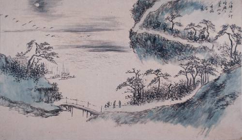 Landscape and Poem: "Mooring at Twilight in Yuyi District" by Wei Yingwu (737–792)
