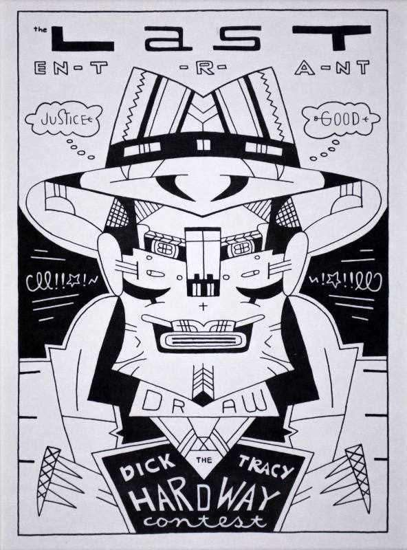 Draw Dick Tracy the Hard Way