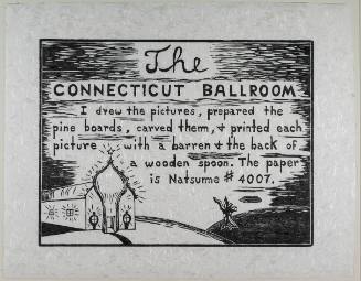 The Connecticut Ballroom (Title/Colophon Page)