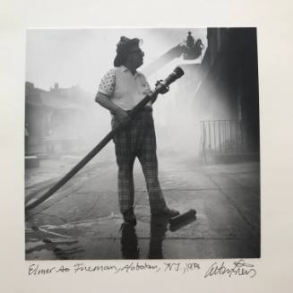 Elmer as Fireman, Hoboken, N.J.