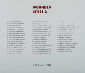 "Wounded Cities 2" List of Prints