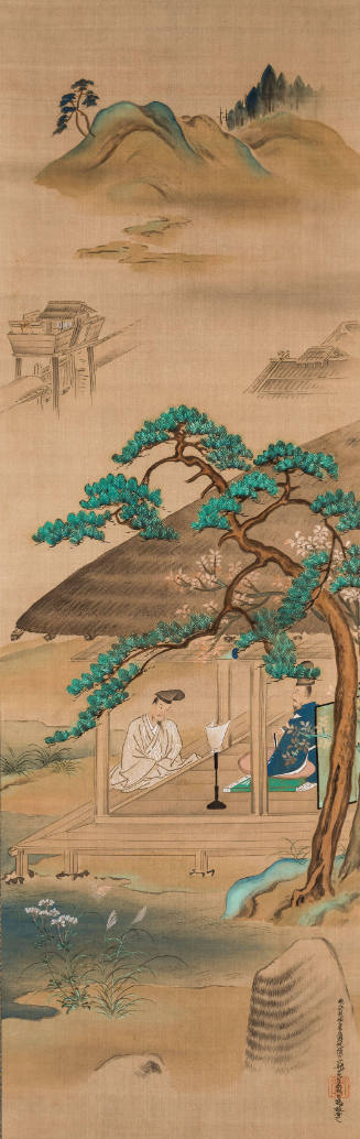 The Warrior Kusunoki Masashige Receiving a Command from the Emperor Go-Daigo