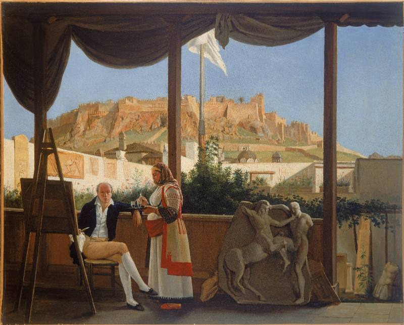 Portrait of M. Fauvel, the French Consul, with View of the Acropolis