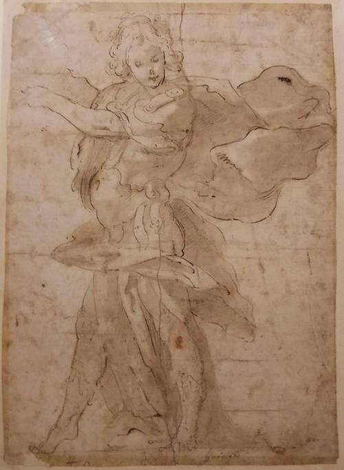 Allegorical Figure Holding a Sphere