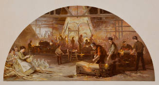 The Manufacture of Glass- Decoration in Manufacturers Building