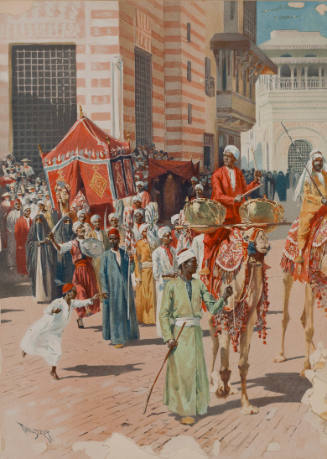Wedding Procession on Cairo Street