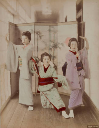 Dancing (Three Women in Poses)/ Two Women in an Interior