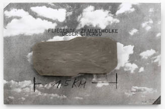 Fliegende Zementwolke ueber Chicago // Betonwolke über Chicago