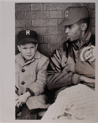 Cubs Player and Boy