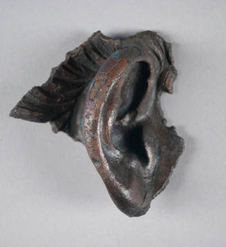 Statue Fragment: Human Ear and Hair Fragment