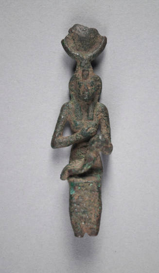 Isis Seated and Suckling the Child Horus