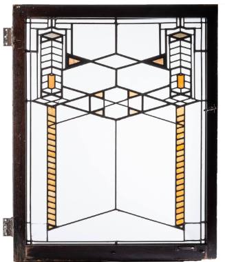 Master bedroom window for the Frederick C. Robie house [Robie window number 120]