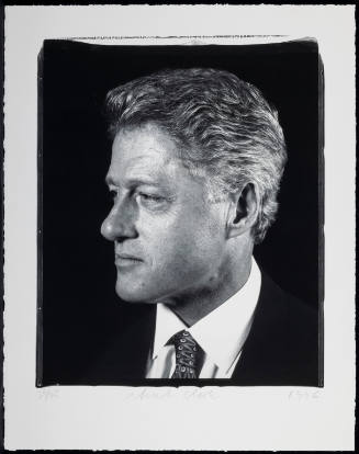 Portrait of Bill Clinton #2 (profile)