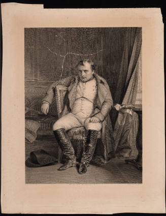 Napoleon at Fountainbleu (after Paul Delaroche)