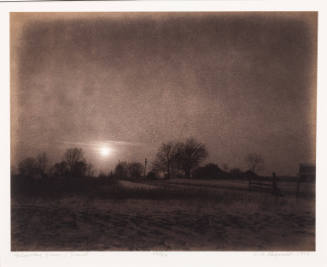 Blowing snow/ Sunset, 1976