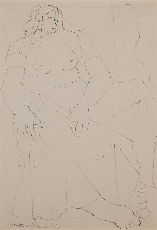 Untitled [Seated Nude]