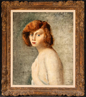 Portrait of Young Girl with Auburn Hair