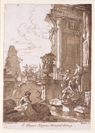 Ruins with Figures (after Giovanni Paolo Panini)