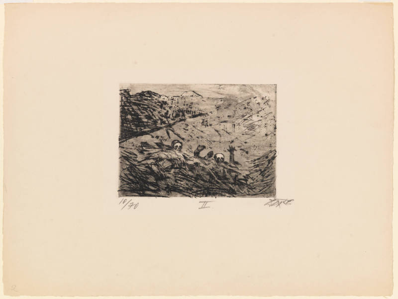 Buried Alive (January 1916, Champagne) (Verschüttete [Januar 1916, Champagne])