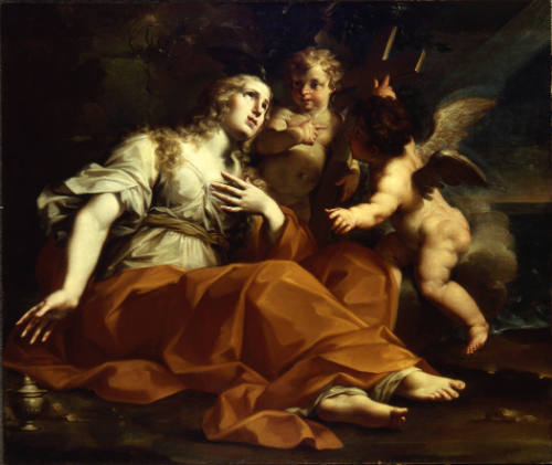 The Magdalene Attended by Two Angels