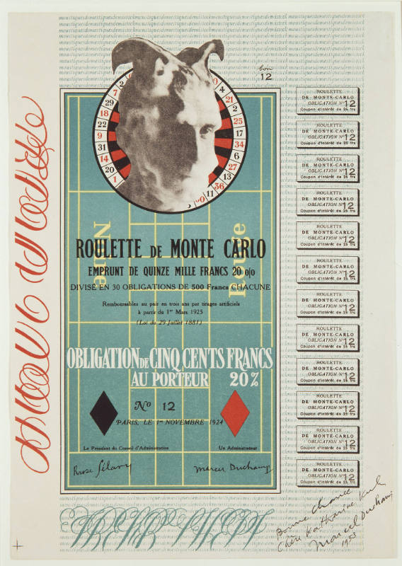 Obligations pour la Roulette de Monte Carlo (Monte Carlo Bond)