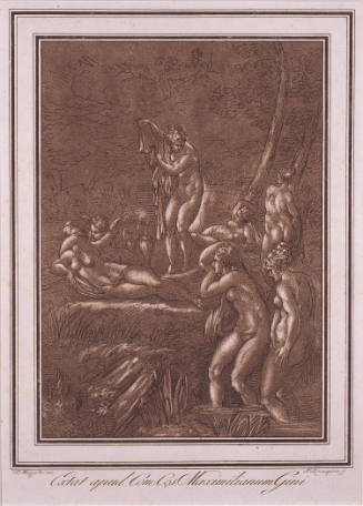 Venus with Amor and Bathing Nymphs (after Parmigianino)