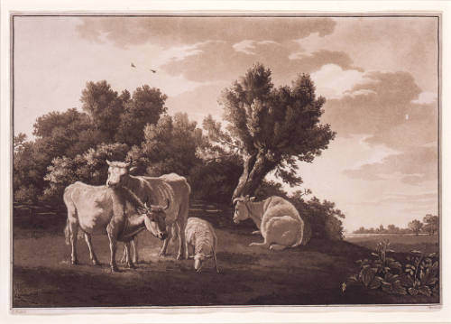 Cattle Grazing in a Meadow (after Paulus Potter)