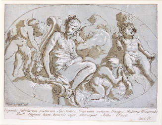 Venus in Her Chariot with Amorini (after Jacopo Bertoia)