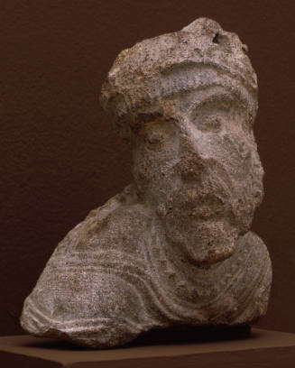 Architectural Fragment: Crowned Head [Elder of the Apocalypse or Old Testament King]