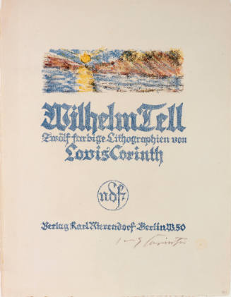 Title Page for William Tell (Wilhelm Tell)