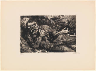 Wounded Man [Autumn 1916, Baupaume) (Verwundeter [Herbst 1916, Baupaume])