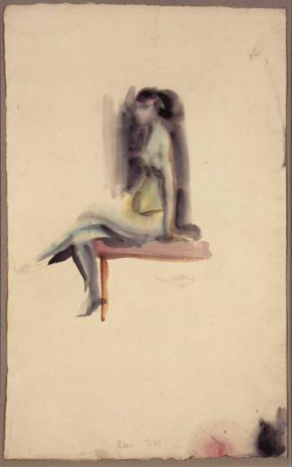 Seated Nude, also called Renee in Profile