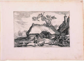 Landscape with Farmhouse (after Abraham Bloemaert)