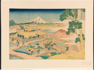 Fuji from the Tea Plantation of Katakura in Suruga Province (Sunshu Katakura chaen no Fuji)