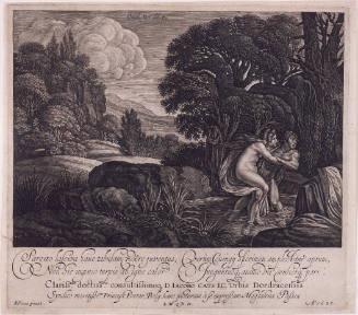 Salmacis and Hermaphroditus (after Jacob Pynas)