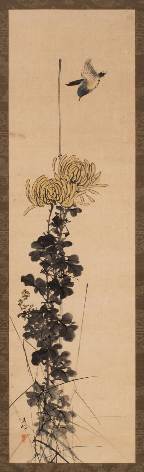Bird and Chrysanthemum
