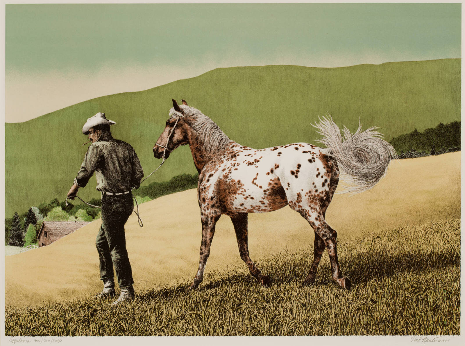 Horses, Portfolio of 10 Lithographs