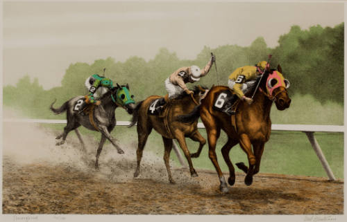 Horses, Portfolio of 10 Lithographs