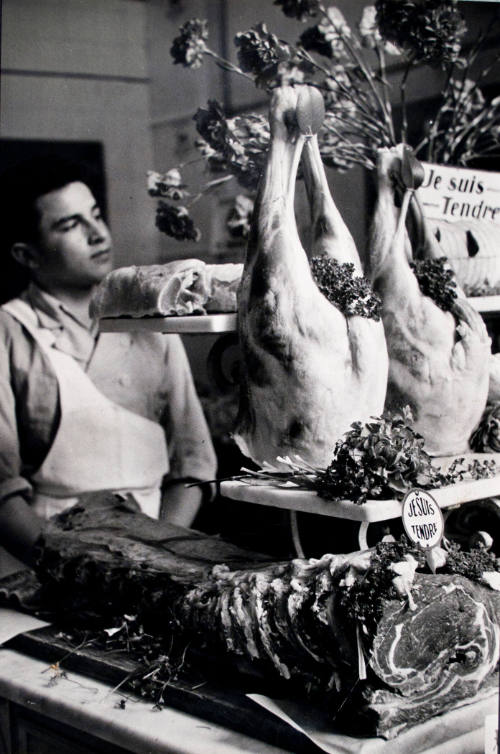 Interior of Butcher Shop