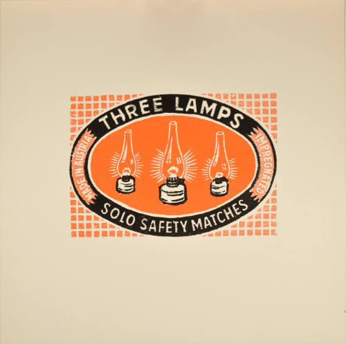 Untitled ("Three Lamps, Solo Safety Machines")