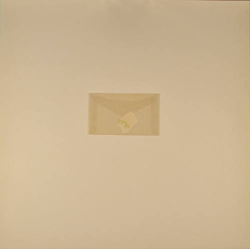 Untitled (piece of paper in wax paper envelope)