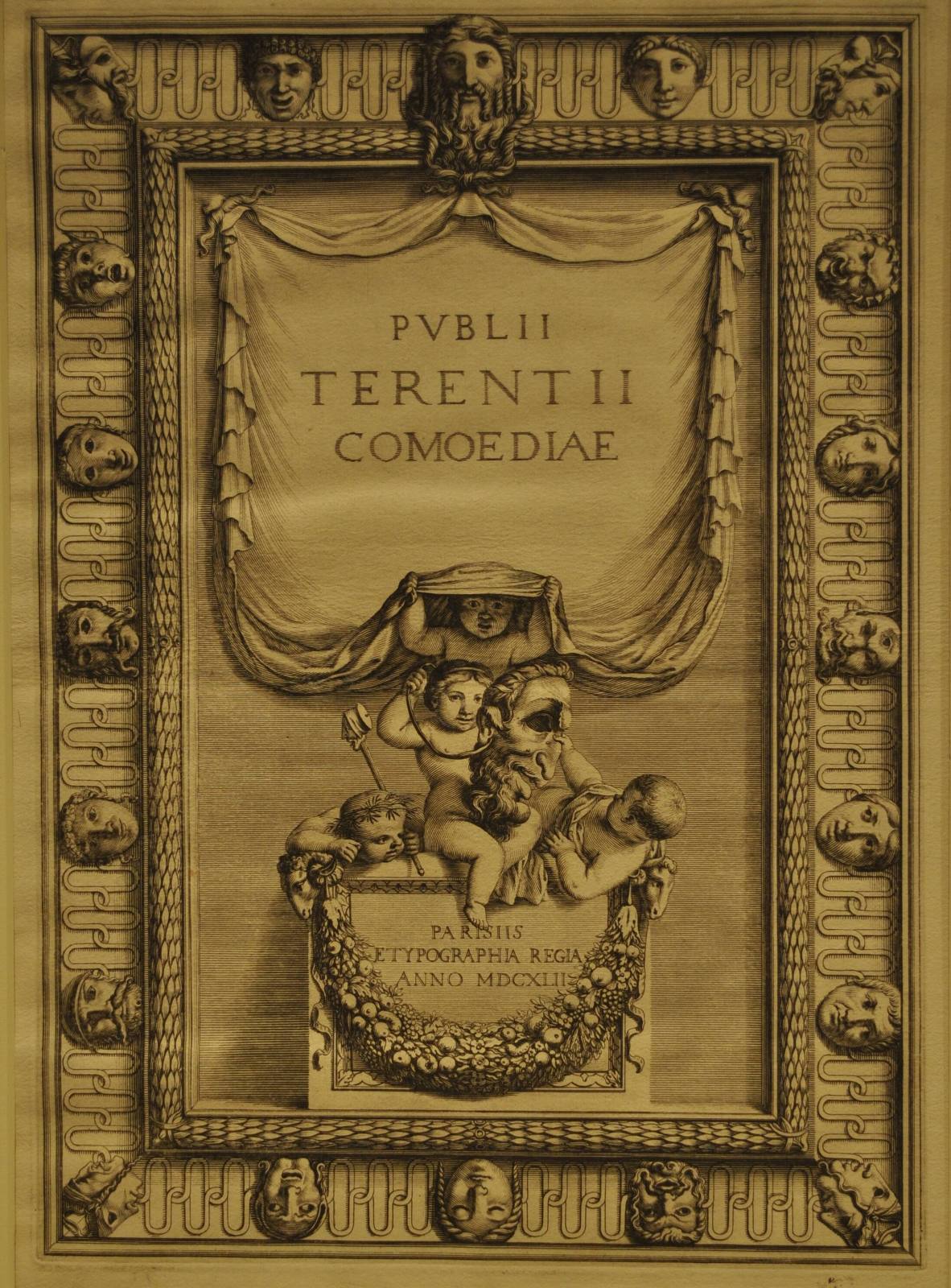 Frontispiece: Publii Terentii Comoediae