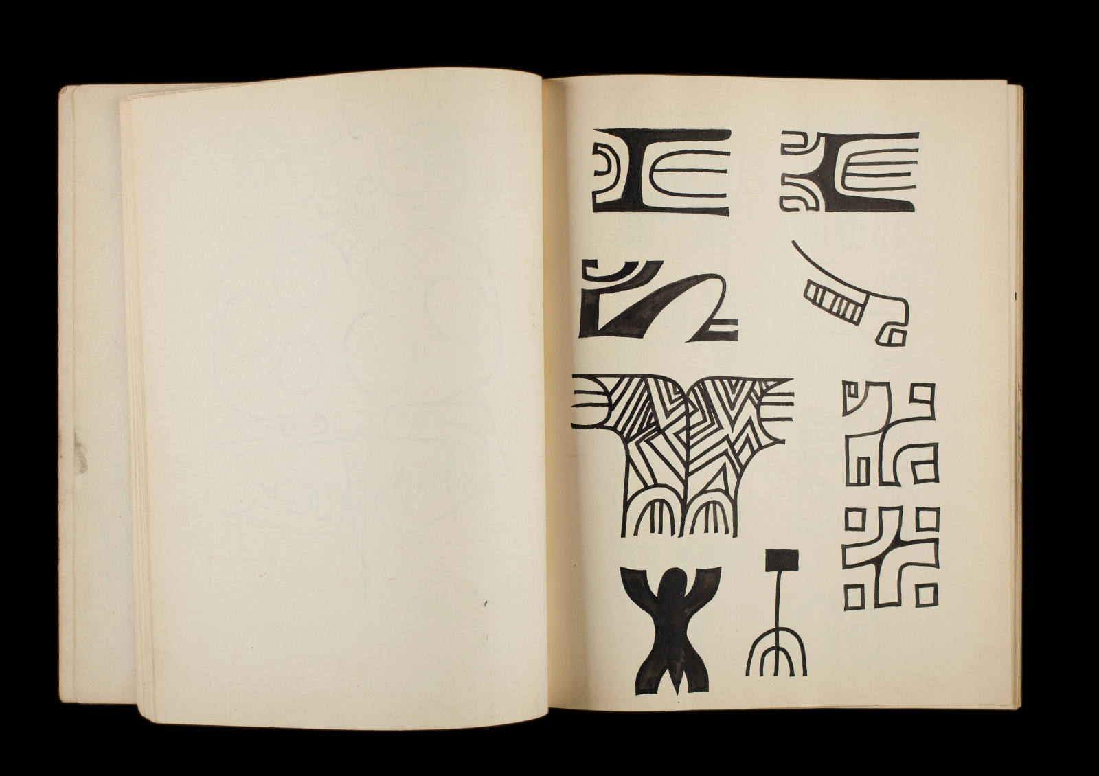 Designs--Pacific Ancient World--Chinese--Penn.Dutch--Persian [Sketchbook #2, Leaf 28]