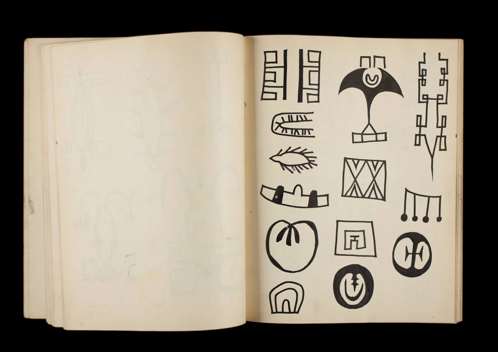 Designs--Pacific Ancient World--Chinese--Penn.Dutch--Persian [Sketchbook #2, Leaf 33]