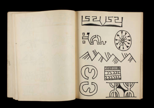 Designs--Pacific Ancient World--Chinese--Penn.Dutch--Persian [Sketchbook #2, Leaf 34]