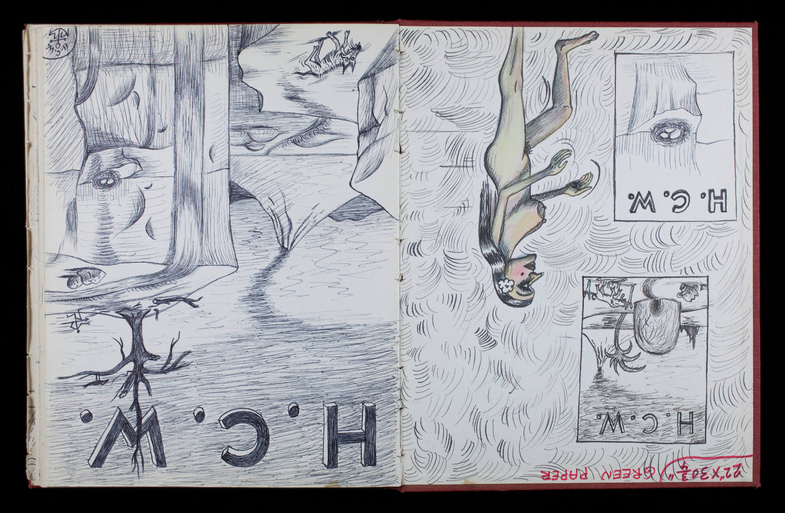 Sketchbook #17, Untitled [back cover]